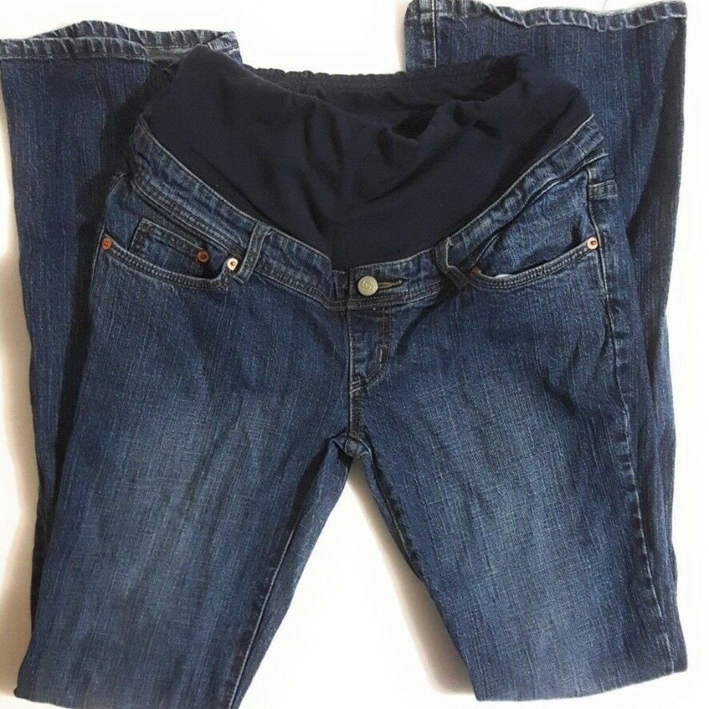 Mama Maternity Over the Bump Blue Jeans Size 28